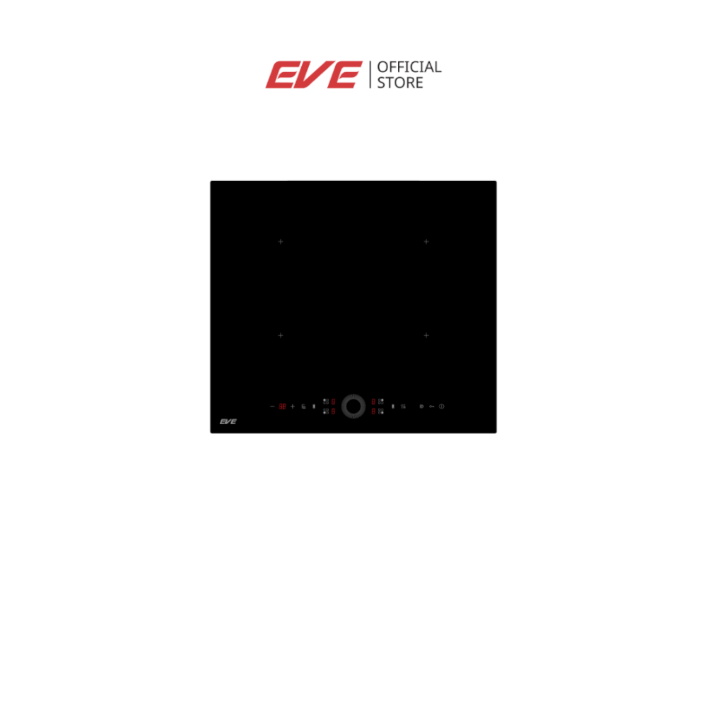เตาฝังอินดักชั่น เตาแม่เหล็กไฟฟ้า 4 หัว EVE รุ่น HB60-4INDBRIDGE/TCR ขนาด 60 ซม. สีดำ_11